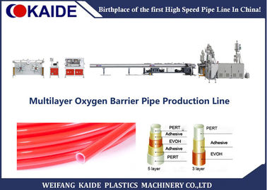 EVOH Oxygen Barrier Plastic Pipe Extruder Untuk 3 Lapisan Pipa PERT